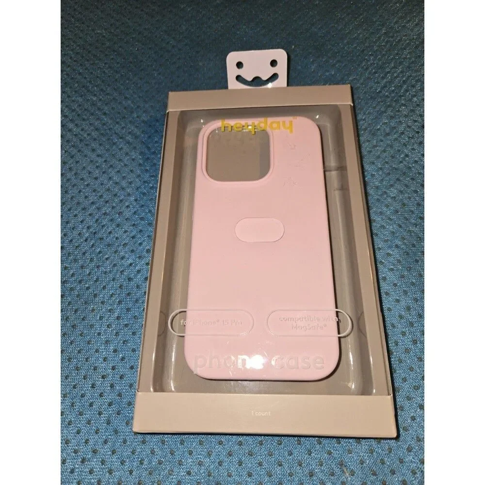 Apple iPhone 15 Pro Silicone Case with MagSafe - heyday Soft Purple